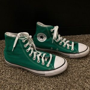 Green High Top Converse